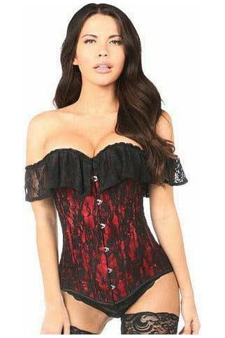 Lavish Lace Overlay Corset