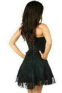 Queen Size Lavish Lace Corset Dress