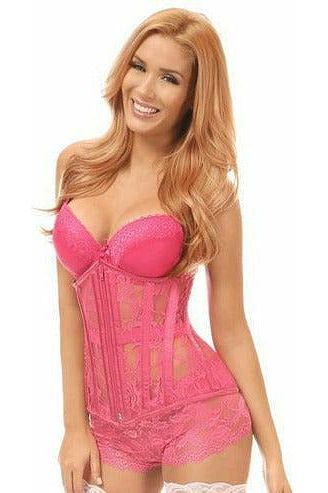 Lavish Sheer Lace Underbust Corset