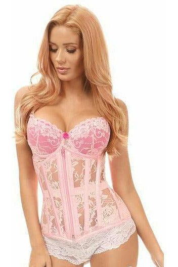 Lavish Sheer Lace Underbust Corset