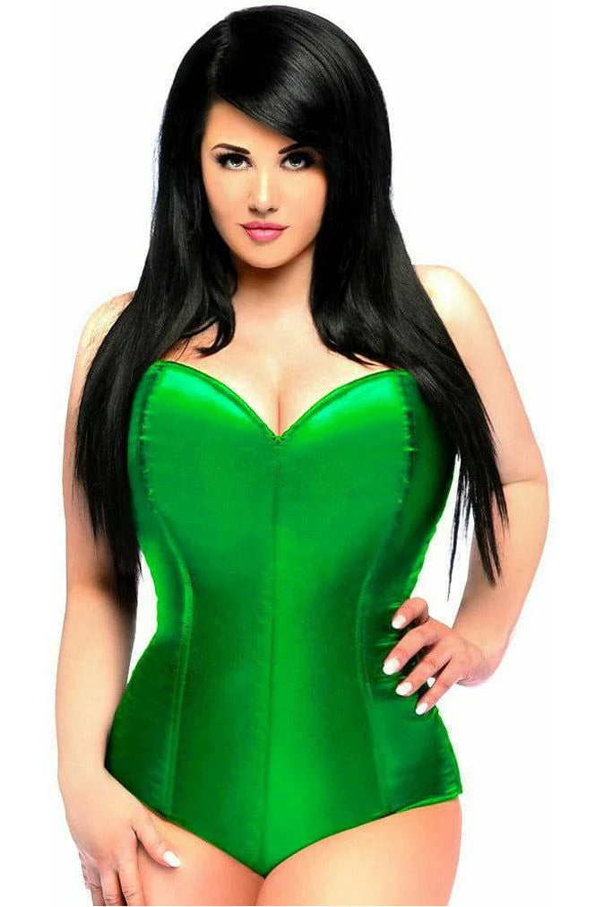 Queen Lavish Satin Corset Romper