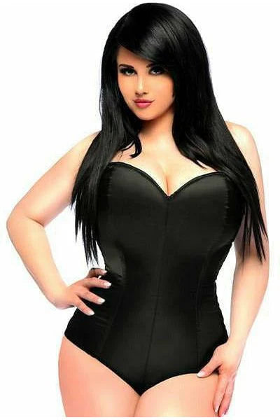 Queen Lavish Satin Corset Romper