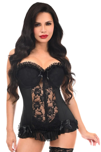 Queen Lavish Lace & Lycra Bustier