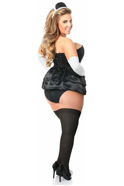 Lavish 5 PC Frisky French Maid Corset Costume