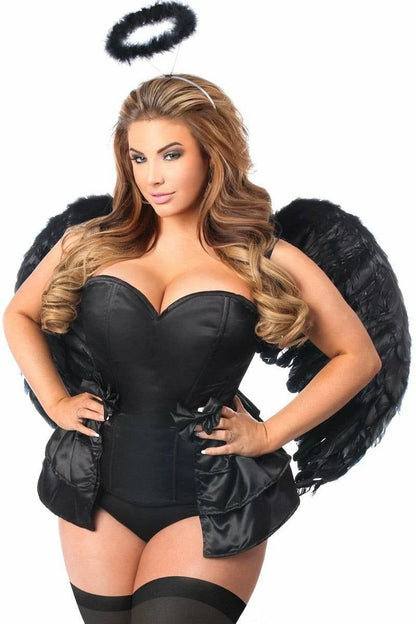 Lavish 4 PC Angel of Darkness Corset Costume