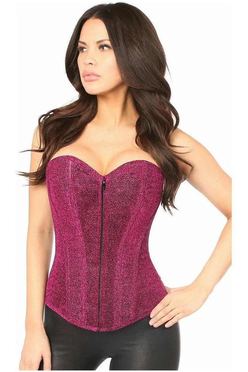 Lavish Glitter Corset Top Small