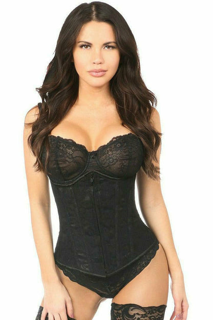 Lavish Underbust Lace Overlay Corset