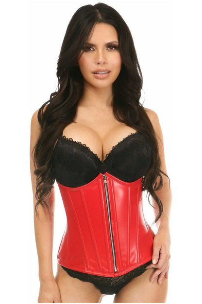 Lavish Wet Look Underbust Corset