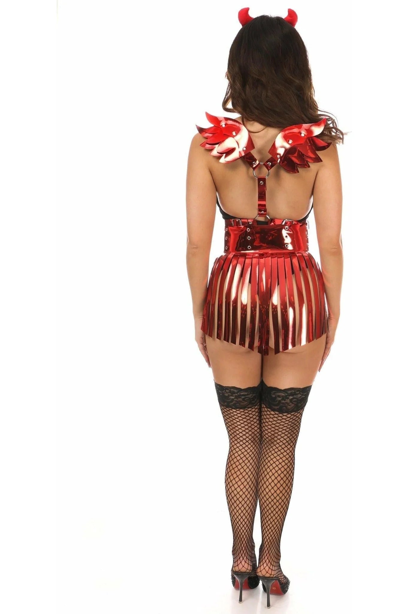 Lavish 4 PC Sexy Devil Harness Costume