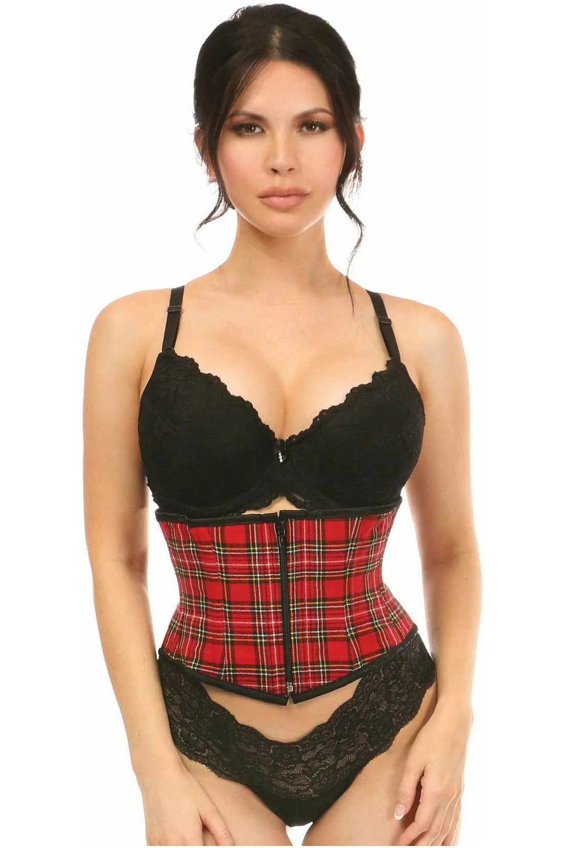 Lavish School GIrl Plaid Waist Corset 2X/3X/6X