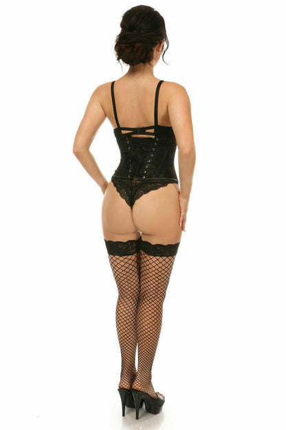 Queen Size Lavish Lace Steel Waist Corset