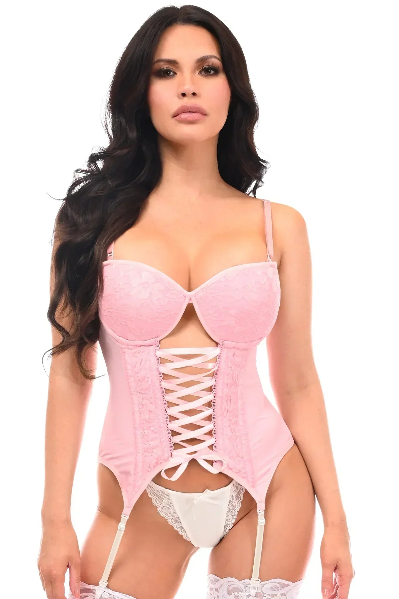 Queen Lavish Lace-Up Convertible Bustier