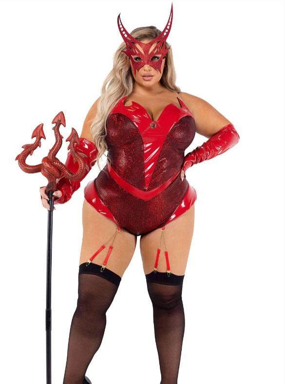 Queen Playboy Devilicious Costume Set