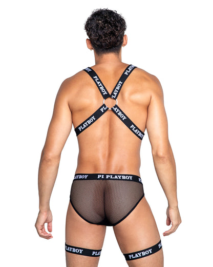 Men's Playboy Dark Room Suspender Set