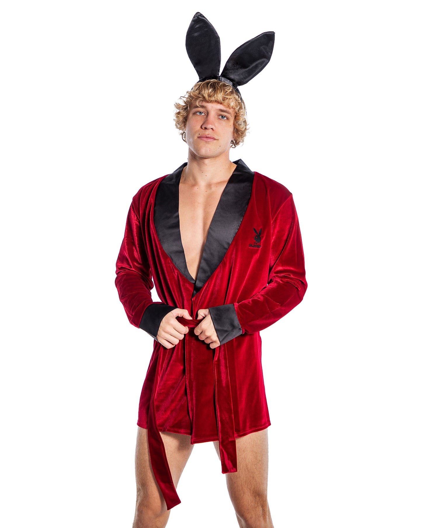 Unisex Playboy Smoke Lounge Velvet Robe