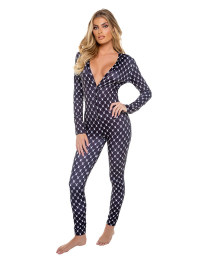 Playboy Bunny Cozy Lounge Union Suit Pajama