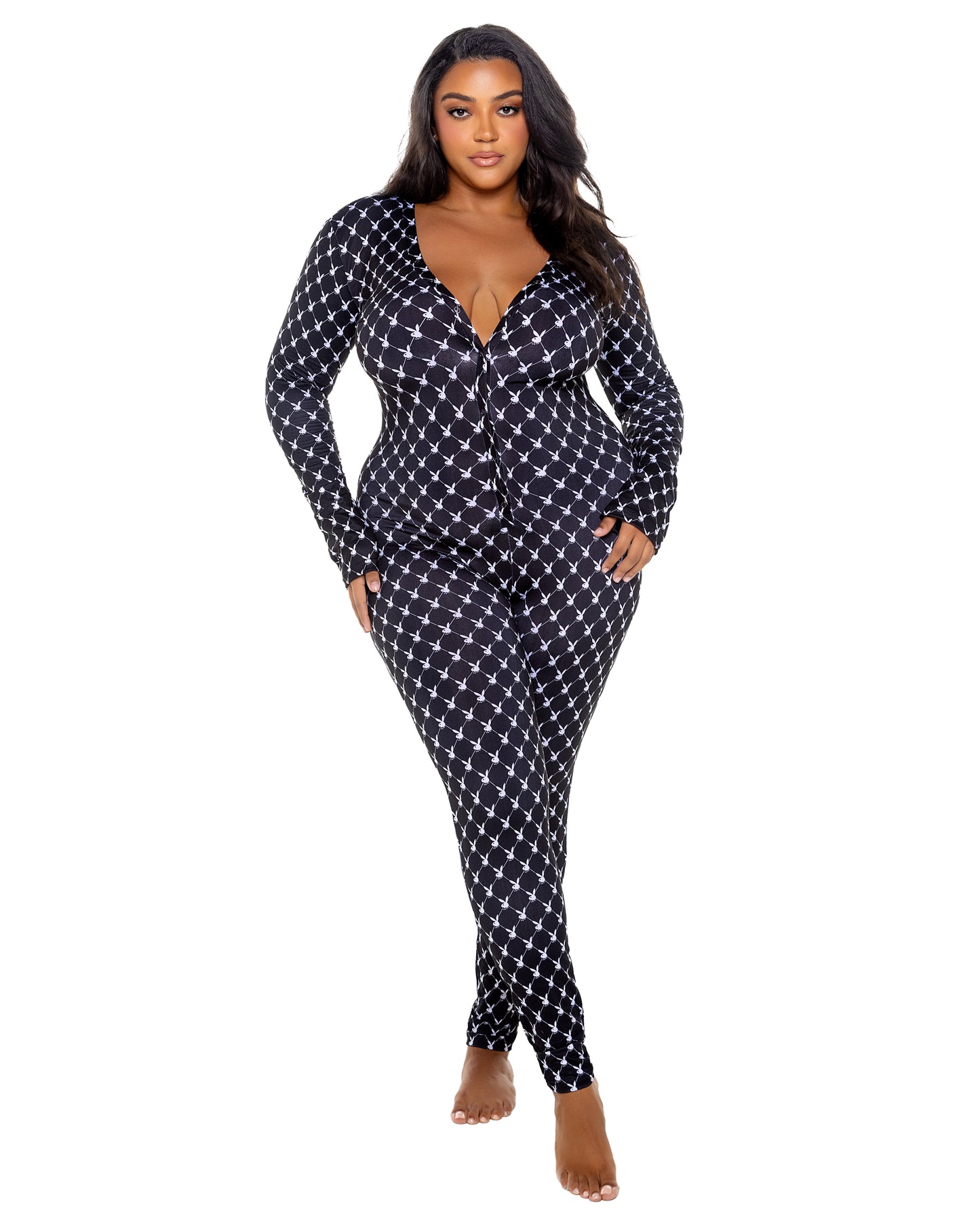 Playboy Bunny Cozy Lounge Union Suit Pajama