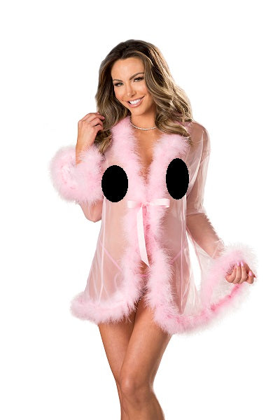 Glamour Girl Marabou Bed Jacket