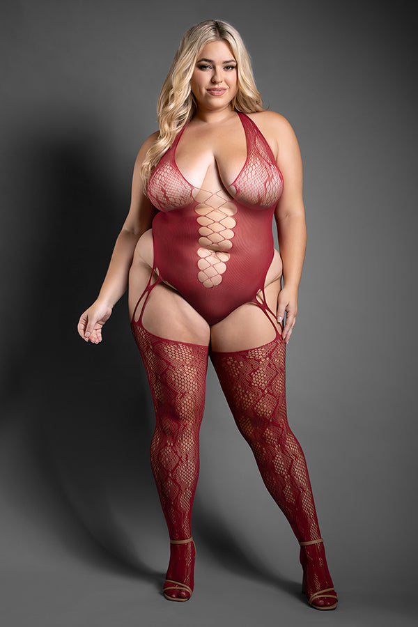 Pretty Poison Suspender Bodystocking