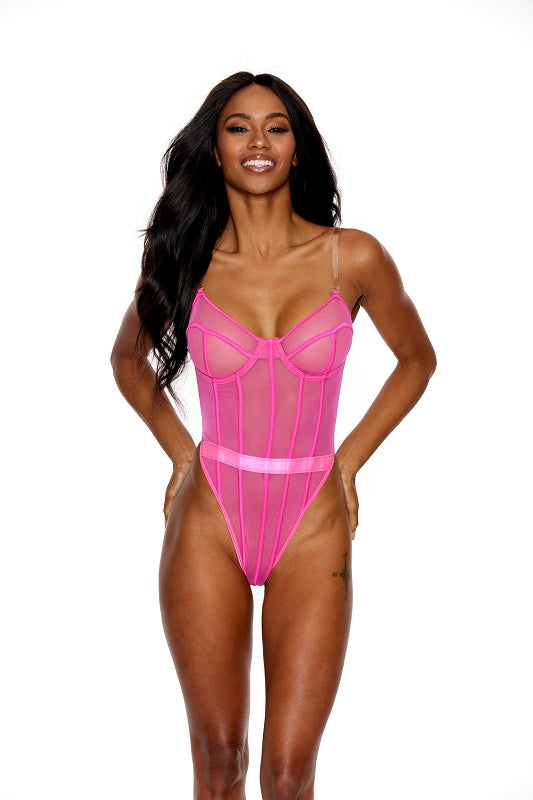 Classic Convertible Mesh Bodysuit