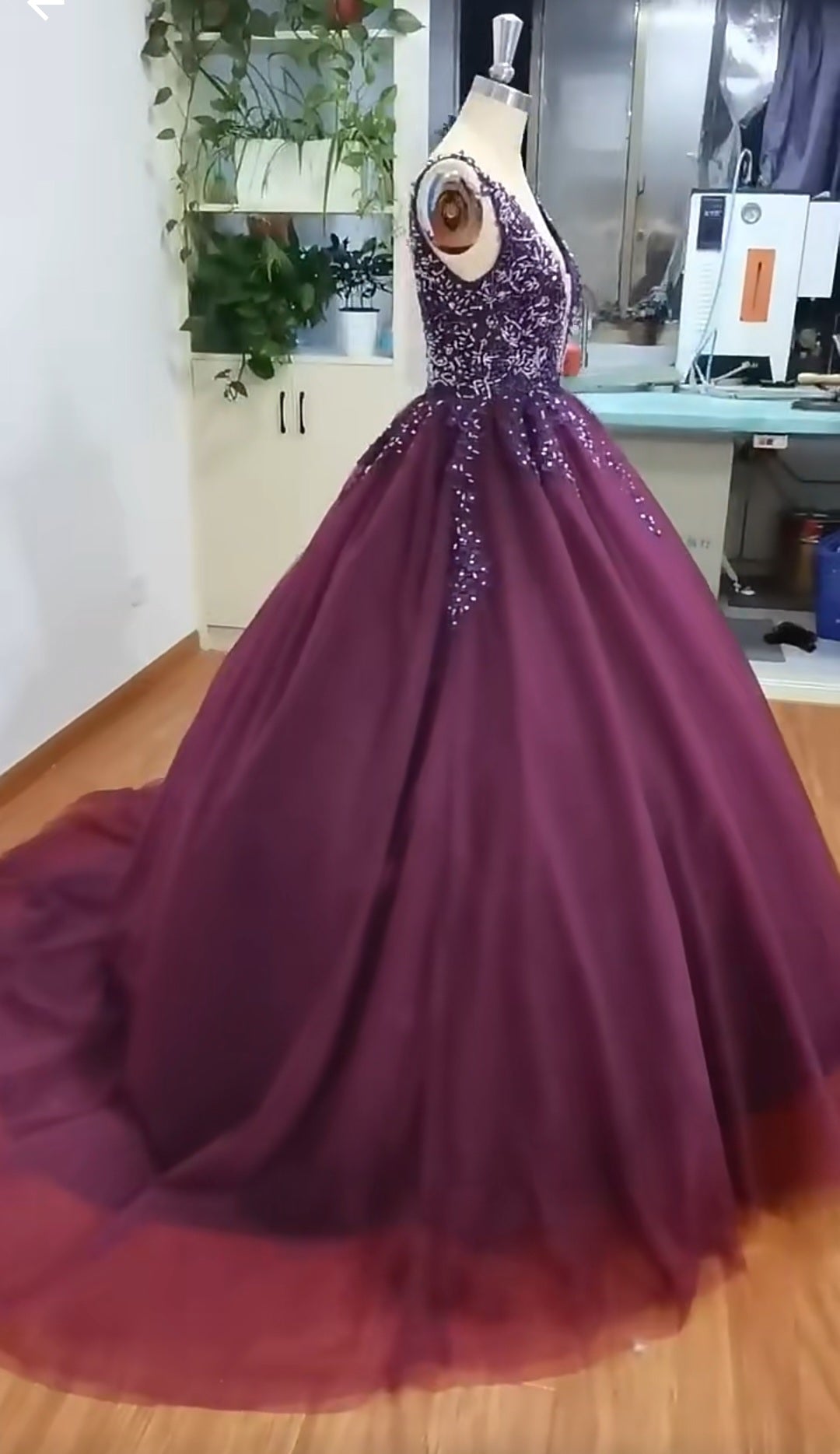 Sparkle Applique/Tulle Ball Gown All Sizes/Colors