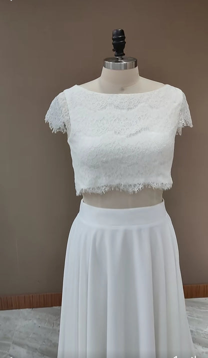 Chiffon High Low Wedding Skirt All Sizes/Colors