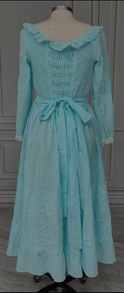 Fairy Tale Eyelet Tea Length Dress All Sizes