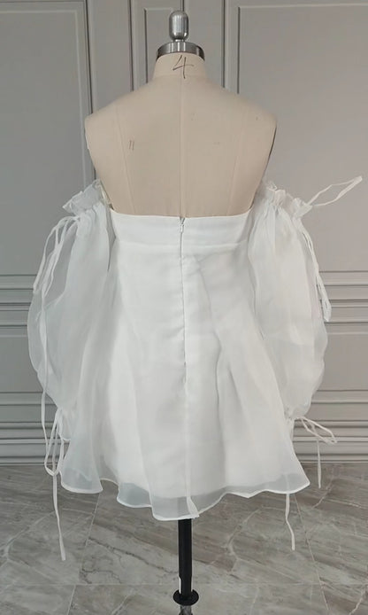 Organza Babydoll Wedding Dress All Sizes/Colors