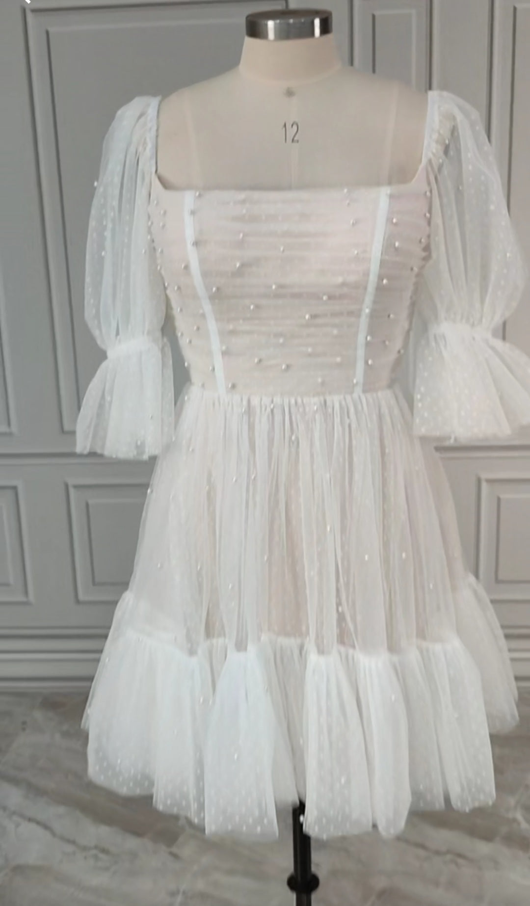 Eloise All Over Pearl Wedding Dress All Sizes