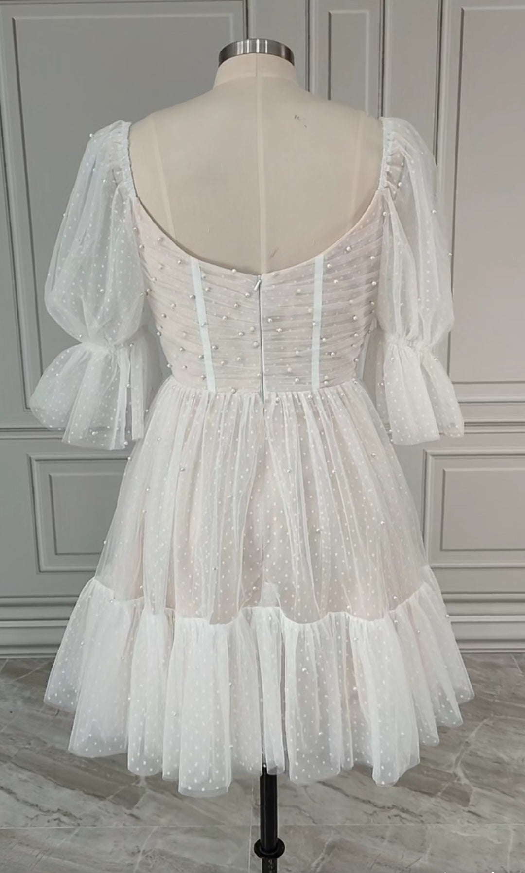 Eloise All Over Pearl Wedding Dress All Sizes