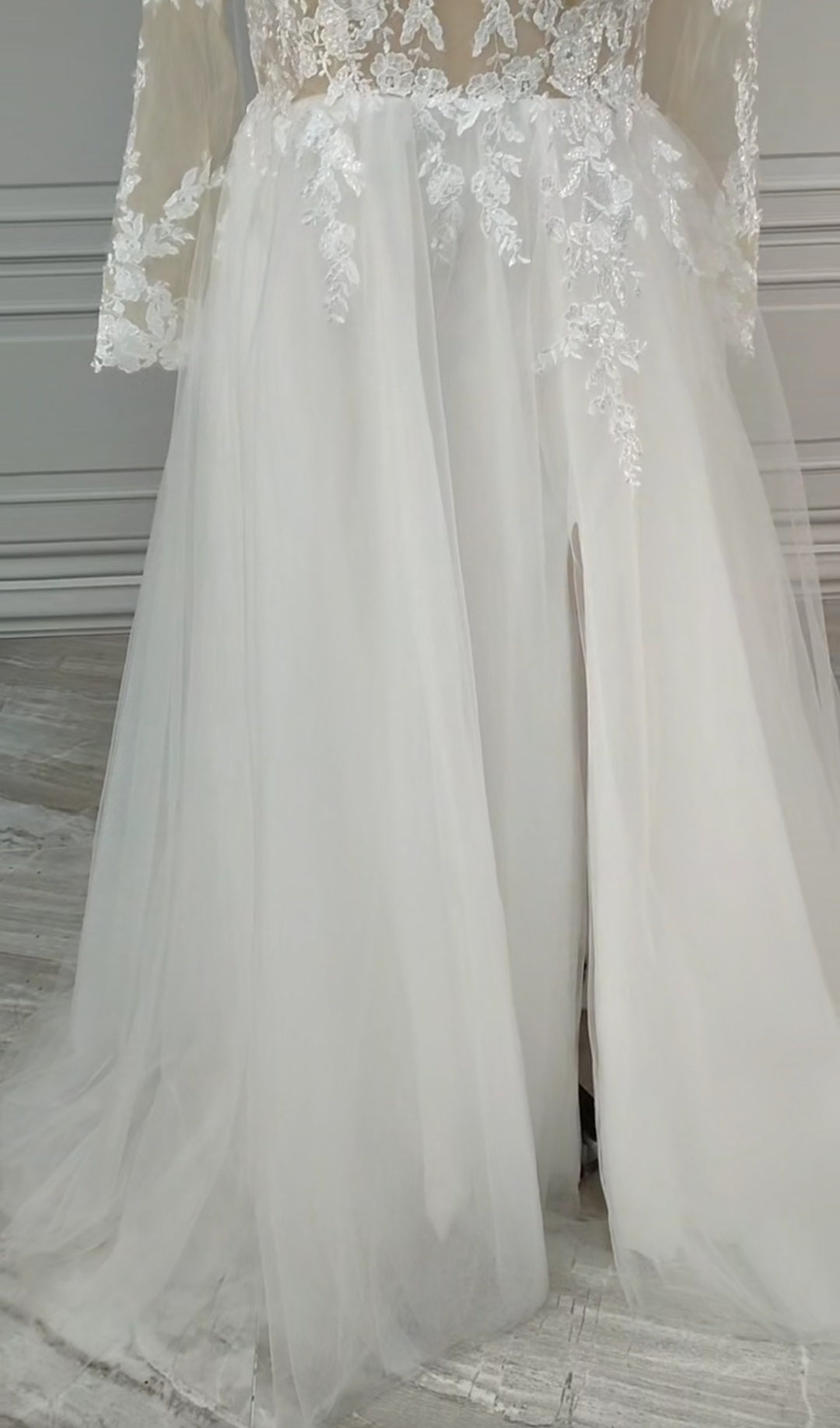 Gina Lace Applique/Tulle Sexy Wedding Gown All Sizes