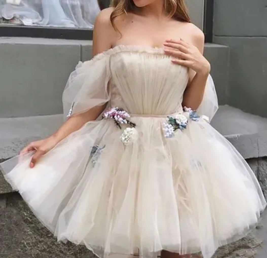 Ariana Tulle Short Whimsical Wedding Dress All Sizes/Colors