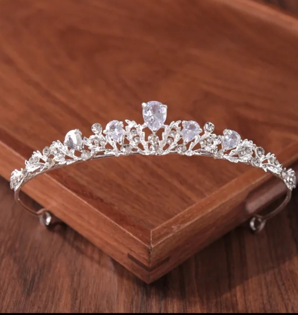 Trilliant Cut Wedding Tiara