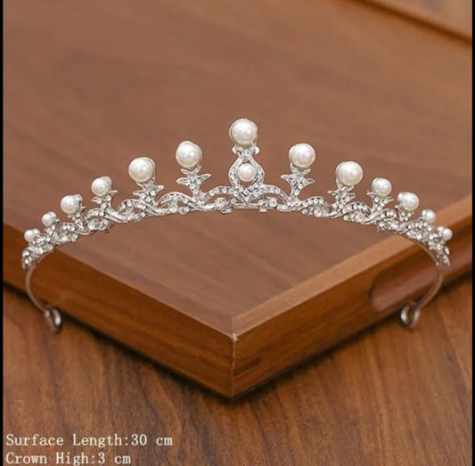 Pearl Flower Bud Wedding Tiara