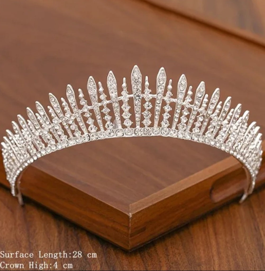 Small Stone Empress Wedding Tiara