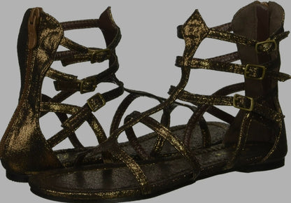 Athena-015 Strappy Faux Leather Gladiator Sandals