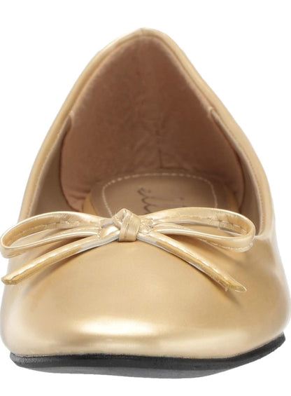 Mila-016 Faux Leather Ballet Flats