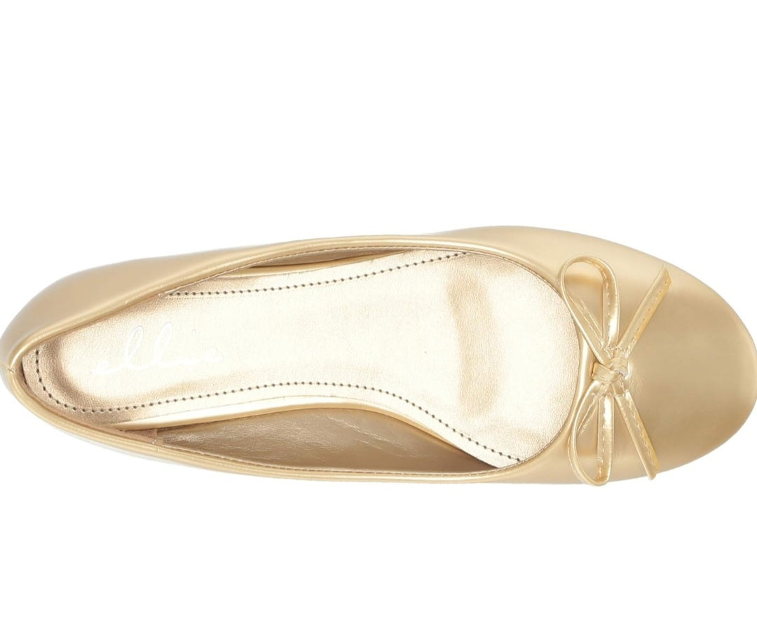 Mila-016 Faux Leather Ballet Flats