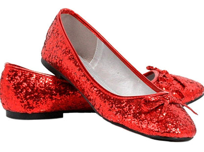 Mila-016-G Glitter Ballet Flats