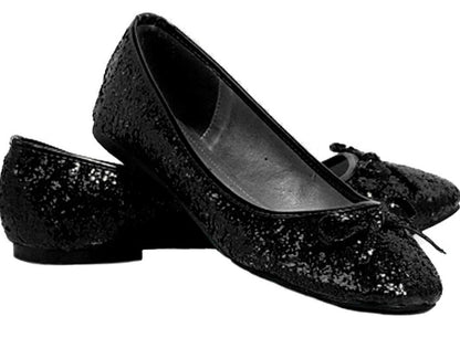 Mila-016-G Glitter Ballet Flats