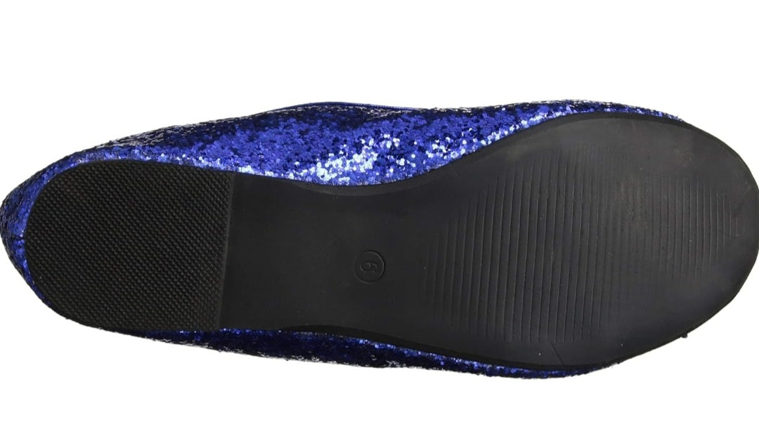 Mila-016-G Glitter Ballet Flats