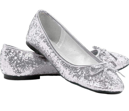 Mila-016-G Glitter Ballet Flats