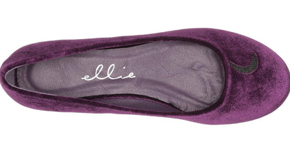 Spell-016 Moon Velvet Ballet Flats