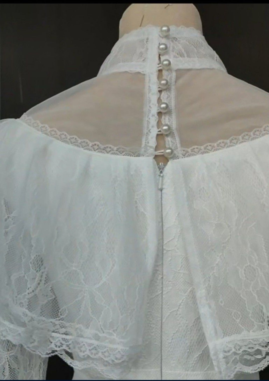 Victorian Lace Sheath Wedding Gown All Sizes/Colors