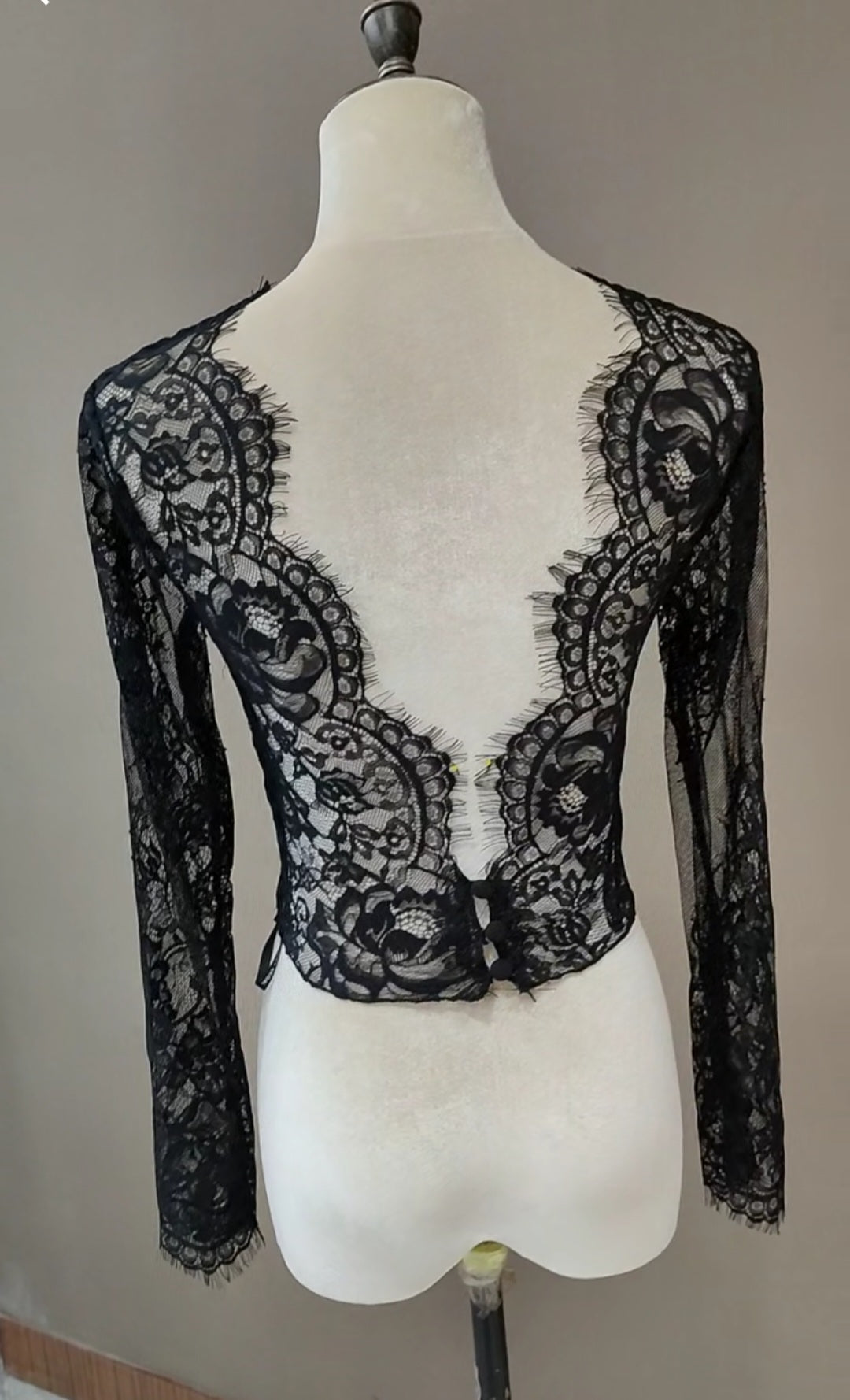 Eyelash Lace Wedding Top