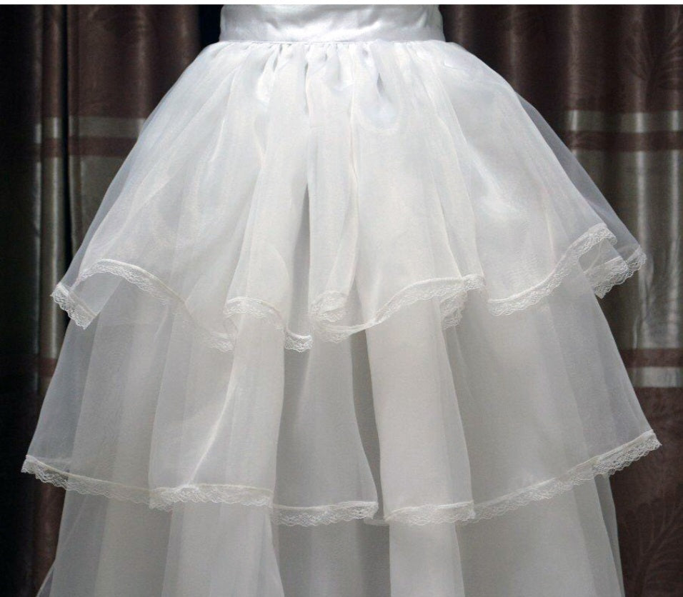 Custom Tiered Tulle Detachable Wedding Skirt All Sizes/Colors