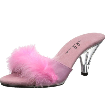 Sasha-305 3" Heel Glamour Slippers