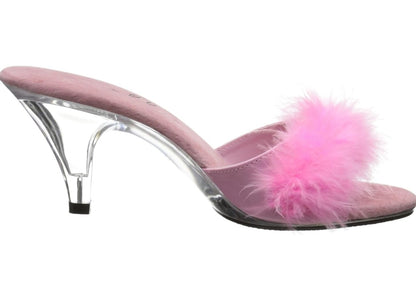 Sasha-305 3" Heel Glamour Slippers