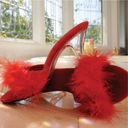 Sasha-305 3" Heel Glamour Slippers