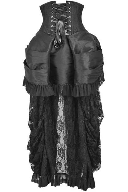 Steel Boned  Lace Victorian Bustle Underbust Dress